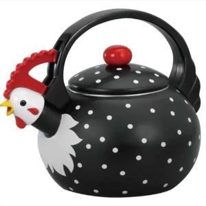 Cute Rooster Whistling Tea Kettle
